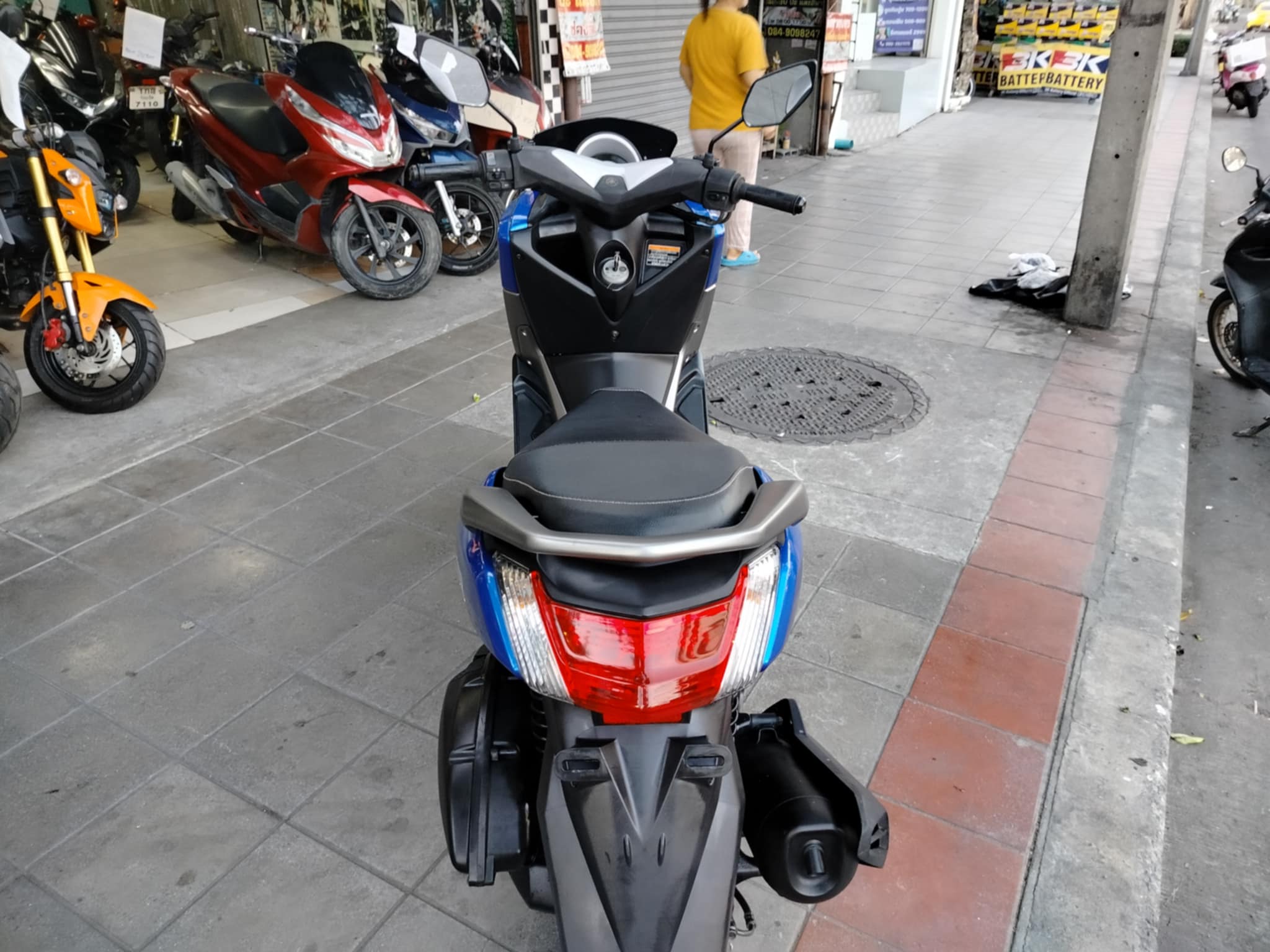 (ปิดการขาย) nmax 155 cc สีน้ำเงิน 2018 เบรค ABS หน้าหลัง