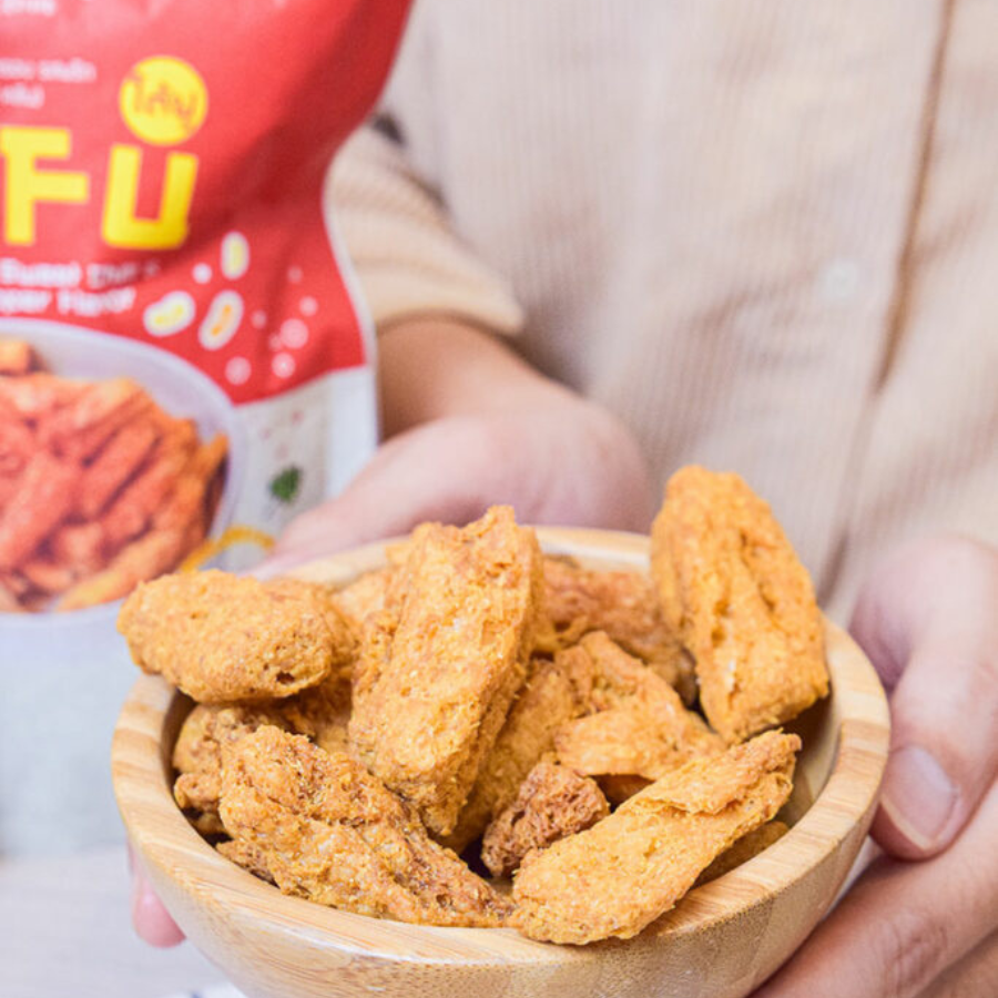 Greens Clean Tofu Soy Chips ขนมโปรตีน ถั่วเหลือง กรอบ 30 กรัม ฟองเต้าหู้กรอบ ไม่มีน้ำตาล KETO กรีนส์ คลีน