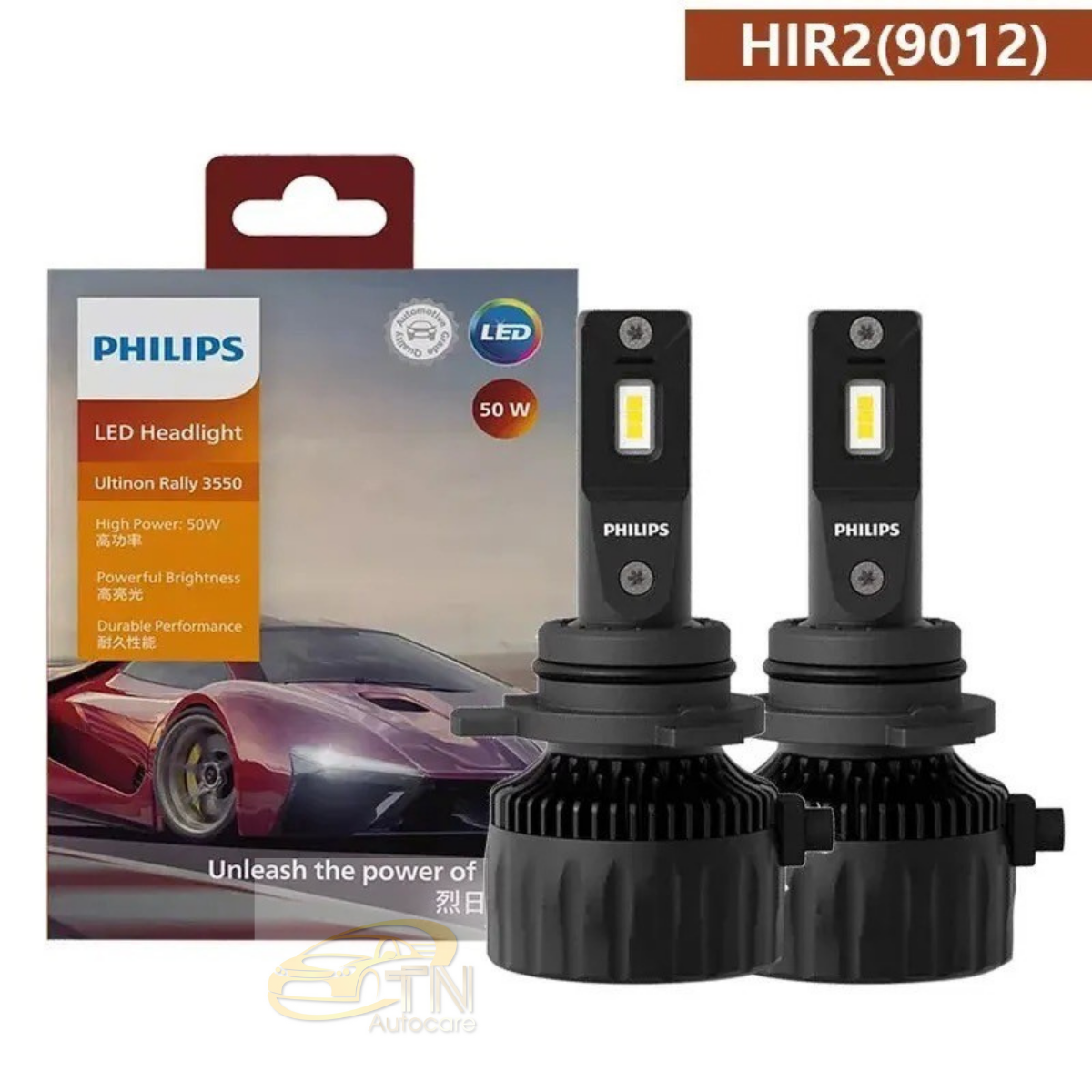 หลอดไฟหน้า PHILIPS Ultinon Rally 3550 HL-LED