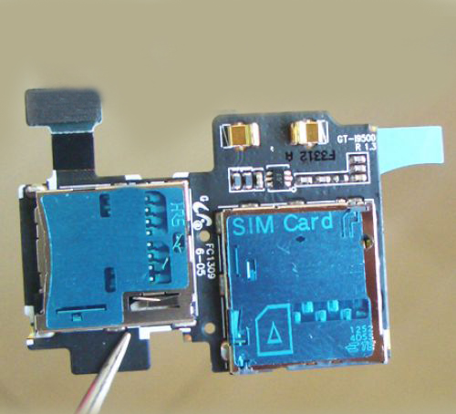 สายแพร Samsung - i9500 S4 ( แพรซิม + MMC )