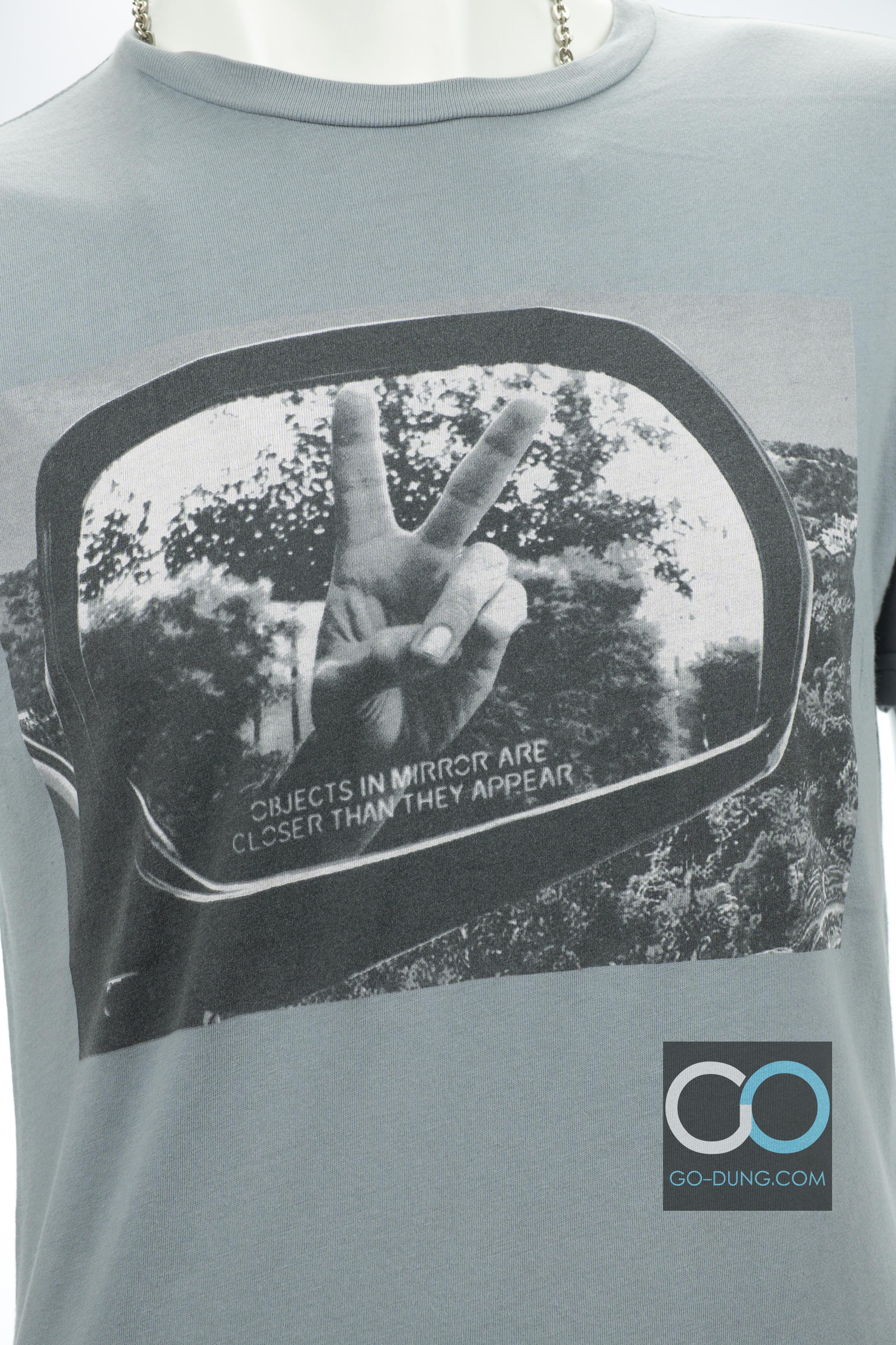 เสื้อ USA แท้ ALTRU : OBJECTS IN MIRROR ARE CLOSER THAN THEY APPEAR ผ้า 100 คอตตอน