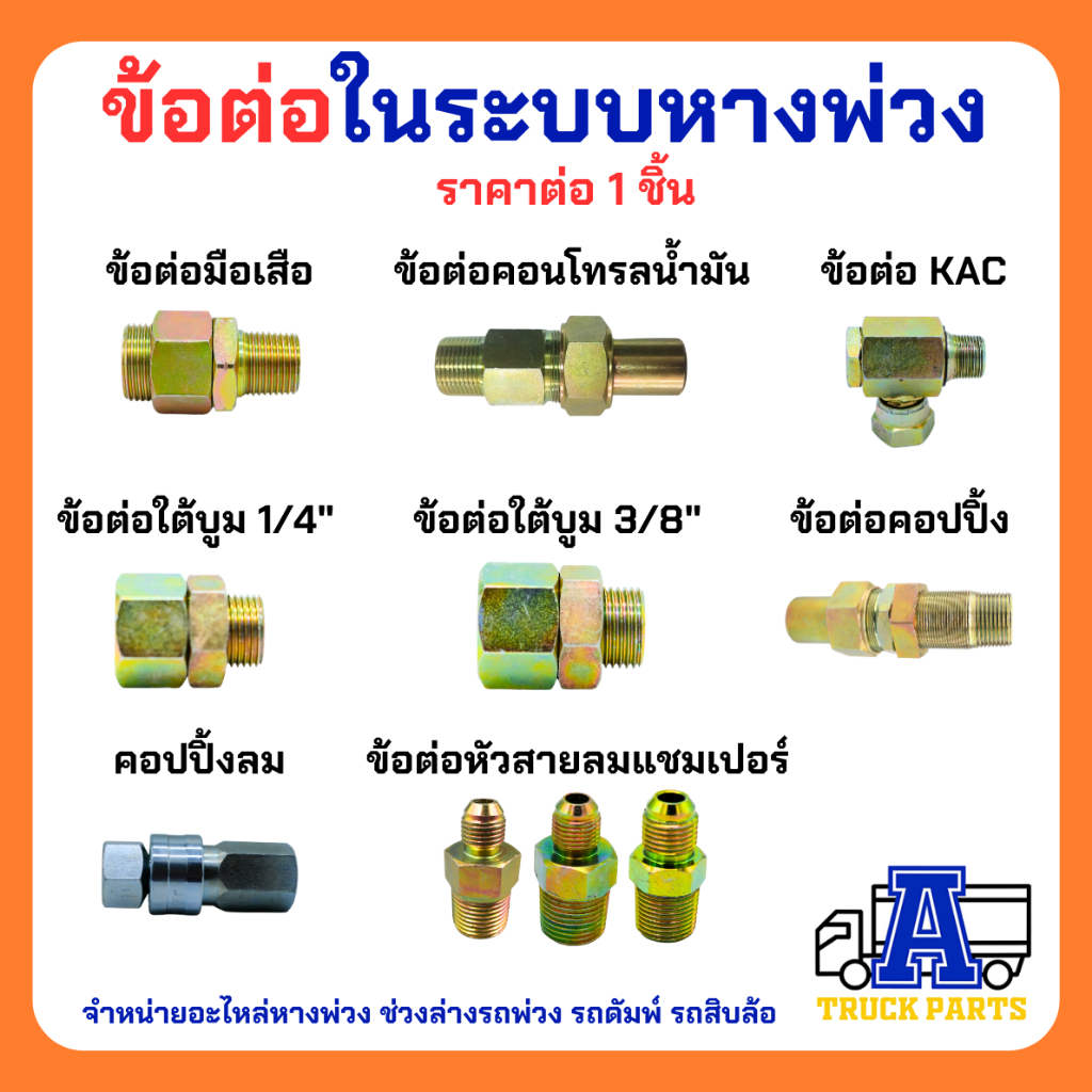 ข้อต่อคัปปลิ้ง 6หุน และ 1 นิ้ว คัปปลิ้งน้ำมัน อุปกรณ์สายไฮดรอลิค สินค้าคุณภาพ