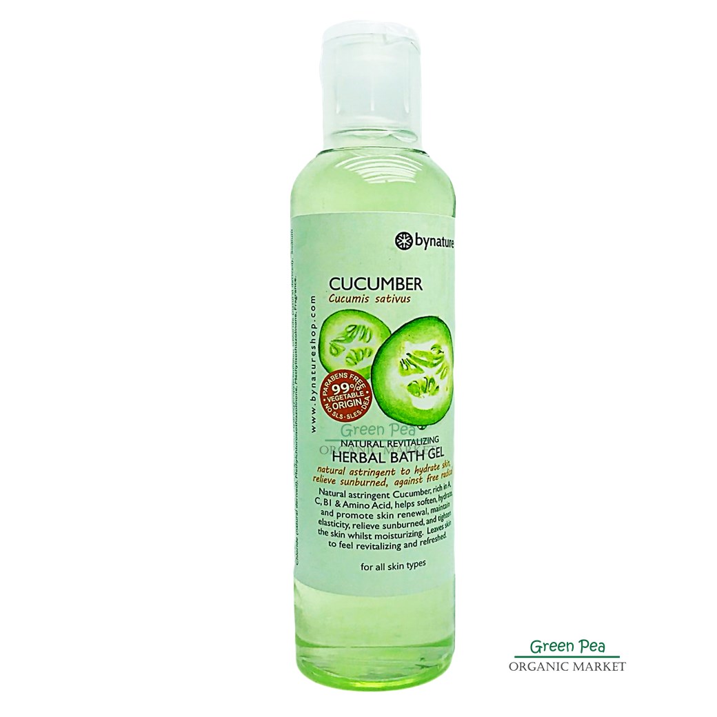 สบู่เหลวสูตรธรรมชาติแตงกวา bynature / Cucumber liquid soap 250ml.