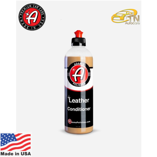 Adam's Leather Conditioner (16 oz/473 ml) ผลิตภัณฑ์น้ำยาเช็ดและเคลือบเงา สำหรับดูแลบำรุงเบาะหนัง