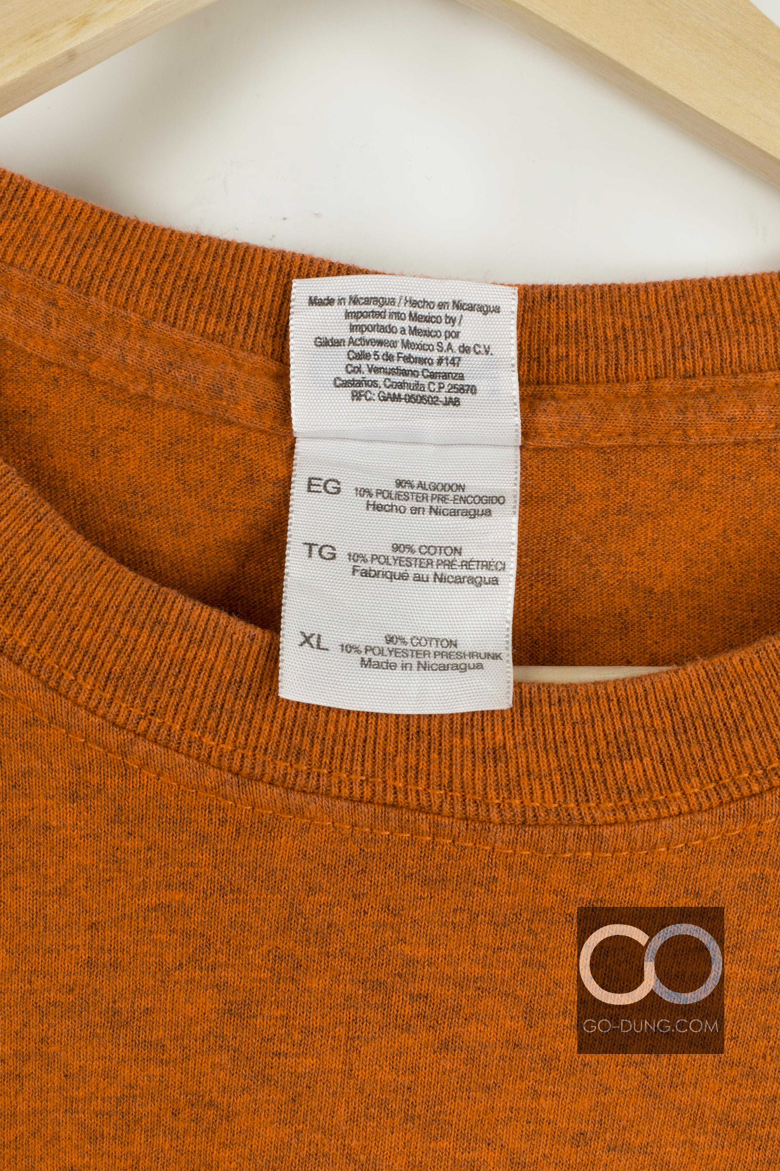 เสื้อยืดมือสอง ผ้าบาง ผ้าผสม โพลี 90/10 ยี่ห้อ GILDAN