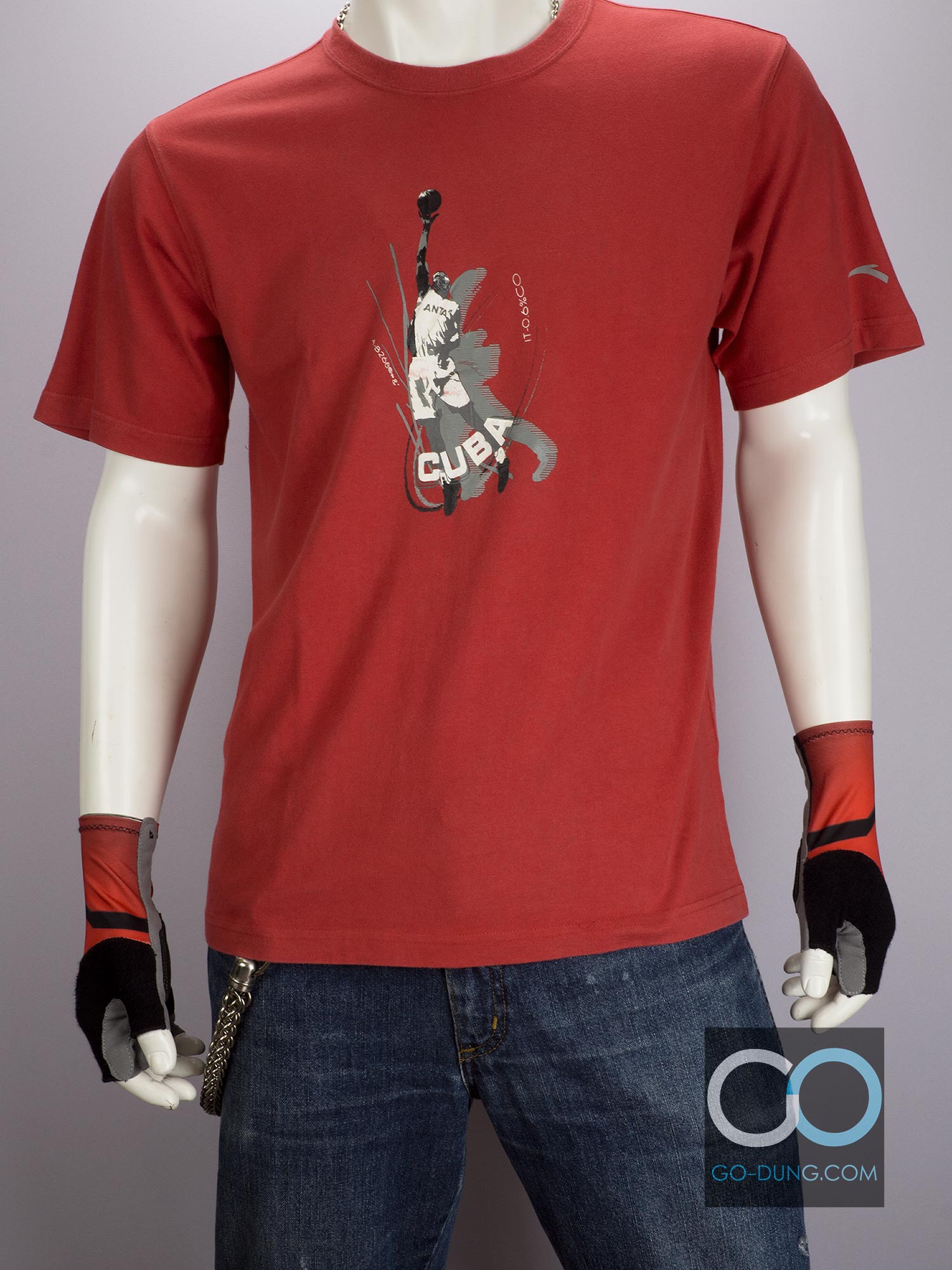 เสื้อยืดมือสอง DIADORA : ANTA CUBA ผ้า 100 คอตตอน