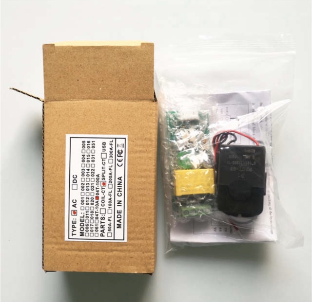 บอร์ด PZEM-004T New Version TTL Power Energy Watt Meter AC 220V 100A สำหรับ Aduino CT