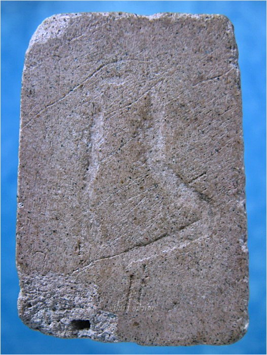 พระรูปเหมือนหลังเสือ เนื้อผงว่าน หลวงปู่นาค วัดแหลมสน จ.ชุมพร