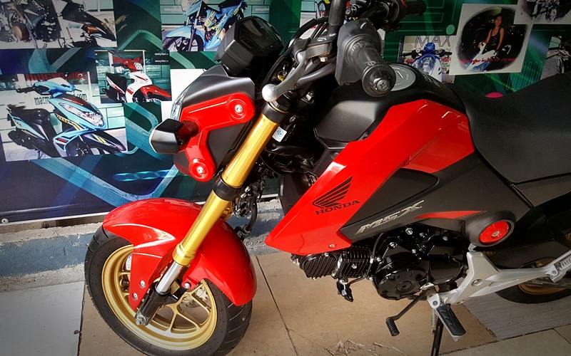 (( ขายแล้วส่งถึงคอนโดเรียบร้อย )) msx 2017 สีแดง ไมล์น้อย1 พันโล