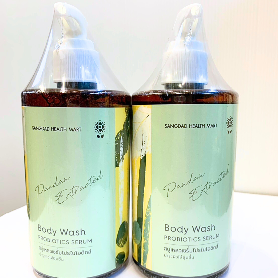 Sangdad Health Mart Body Wash Probiotics Serum สบู่เหลวโปรไบโอติกส์ 300 ml. กลิ่นหอม สบู่เหลว มาจากธรรมชาติ Free Paraben