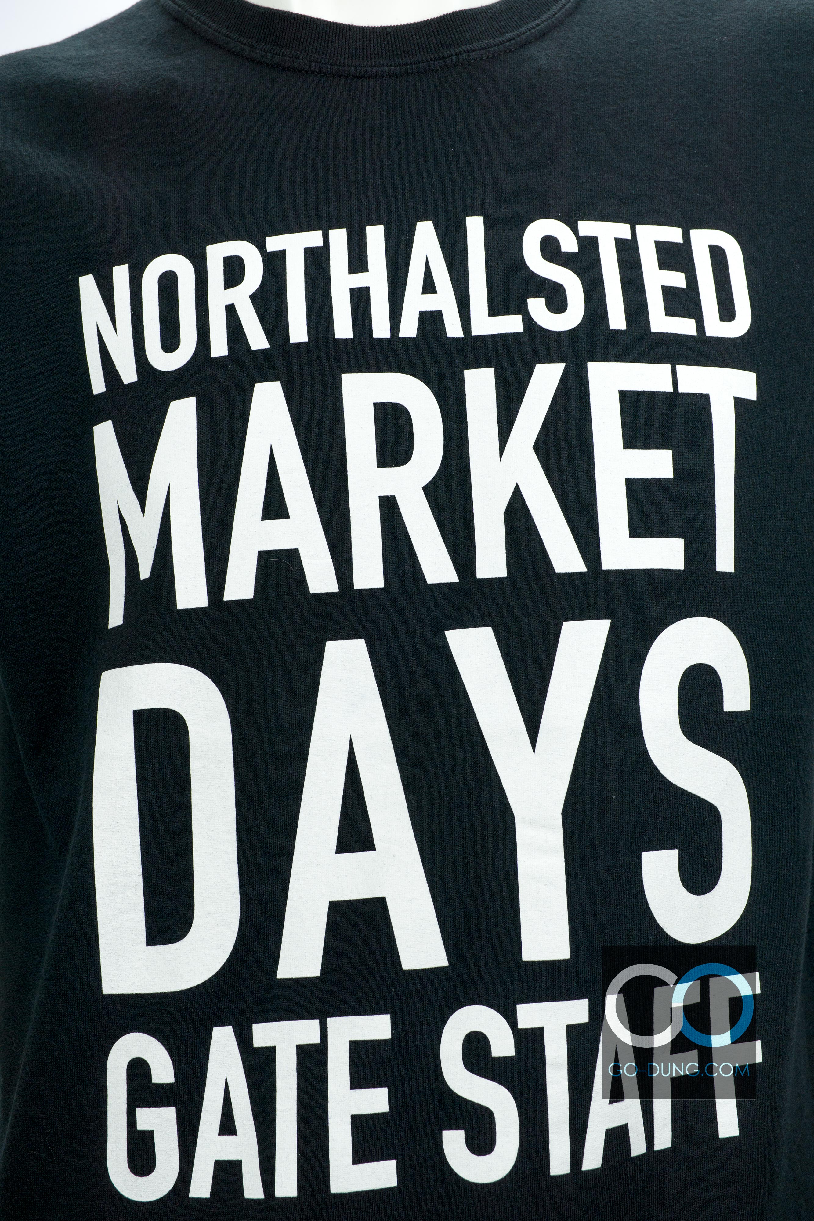 เสื้อ USA วินเทจ GILDAN : NORTHALSTED MARKET DAYS GATE STAFF ผ้า 100 คอตตอน