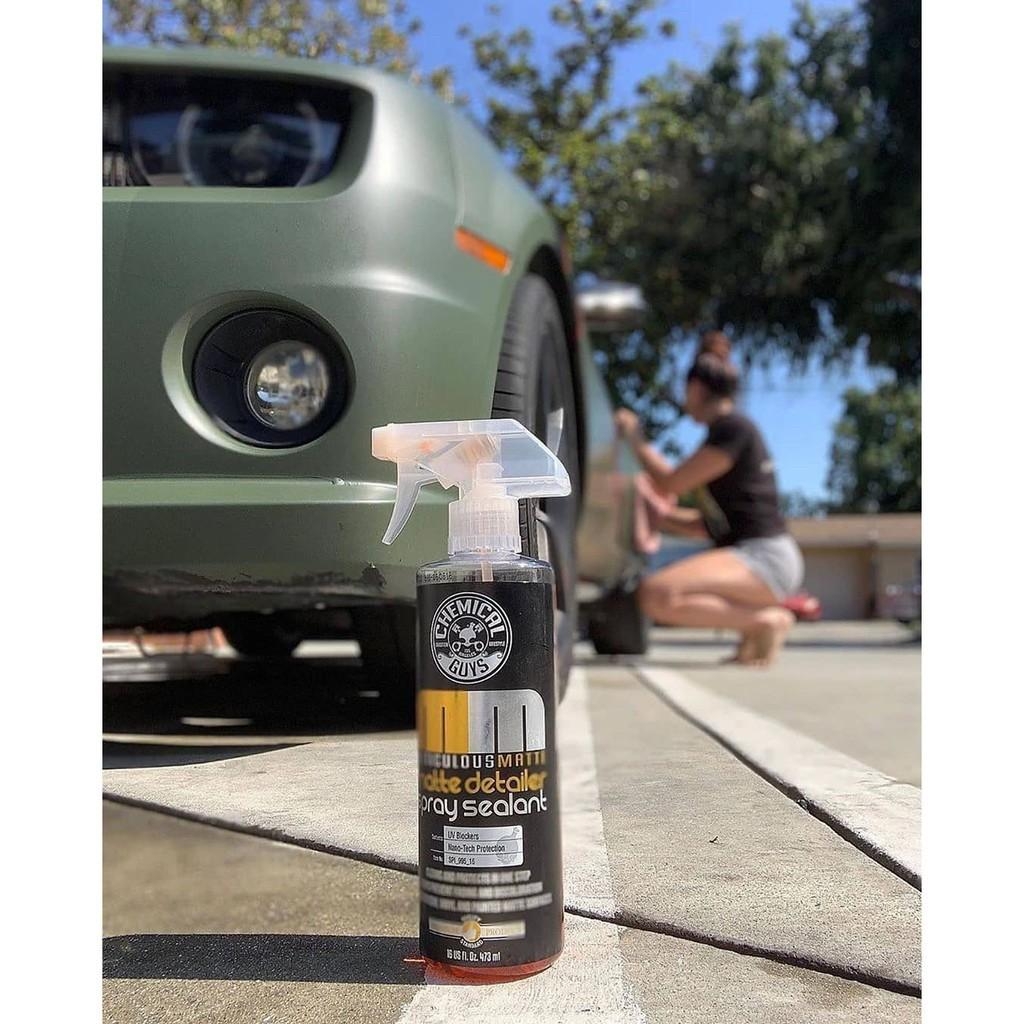Chemical Guys - Matte Detailer สเปร์ยเคลือบสีรถด้าน (16oz) (ขวดแท้)