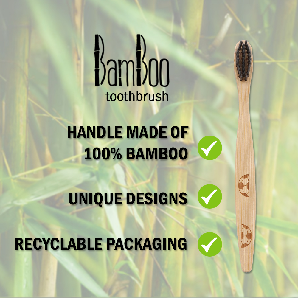 Be the Change แปรงสีฟันเด็ก ปลอดสารเคมี แพค 3 ชิ้น Medium สารฟอกสี