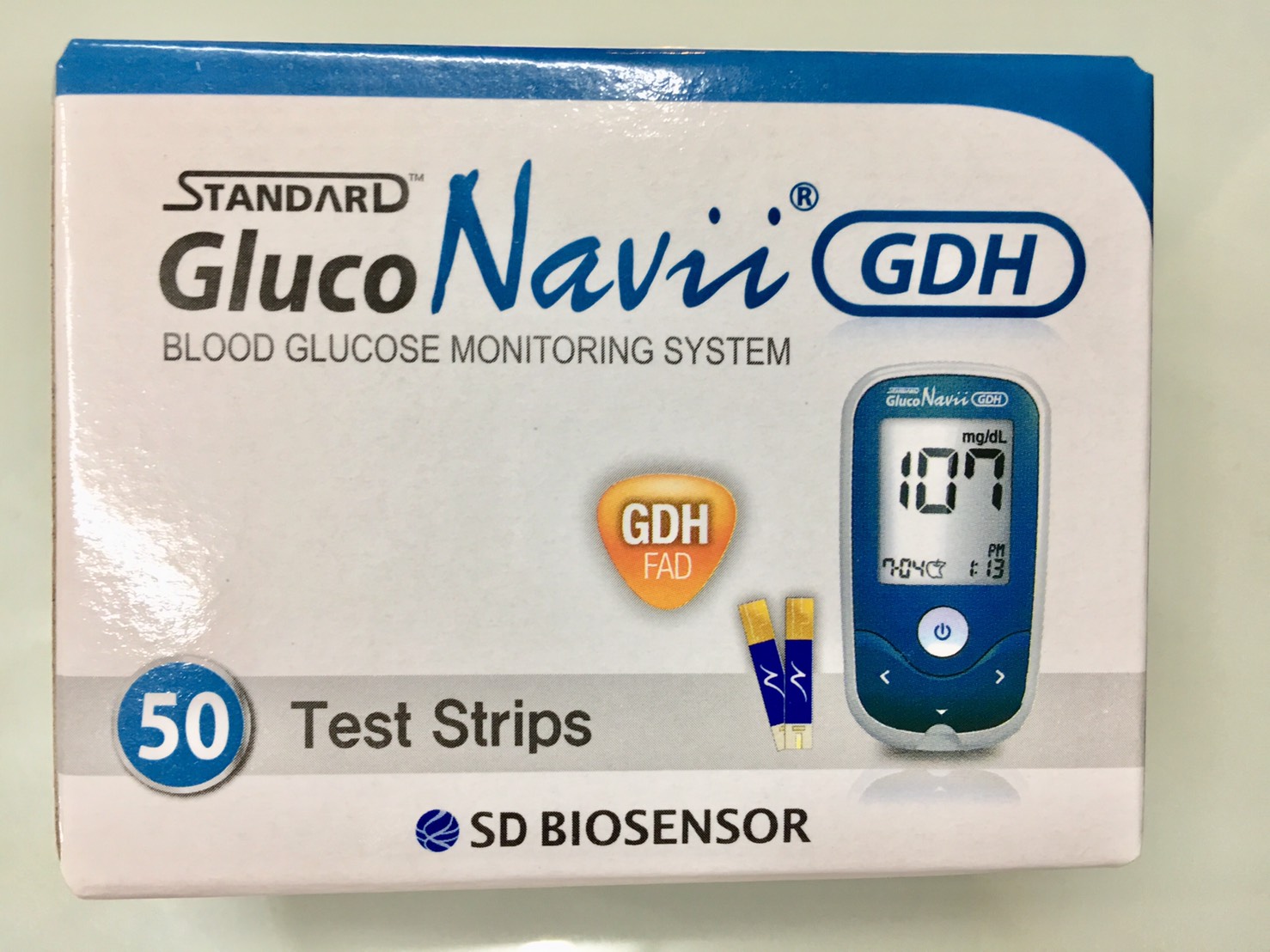 แถบตรวจน้ำตาล Gluco Navii GDH