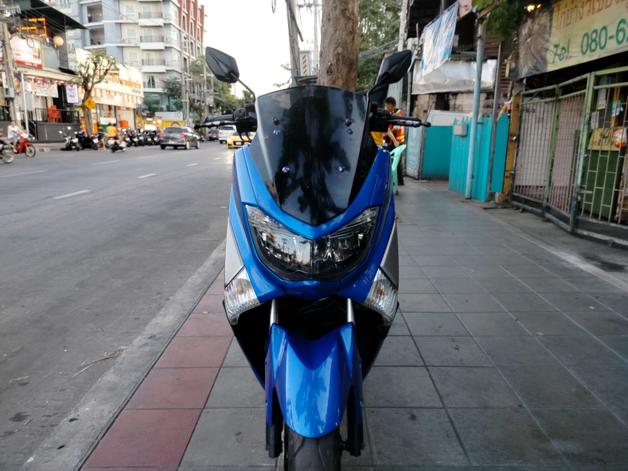 (ปิดการขาย) nmax 155 cc สีน้ำเงิน 2018 เบรค ABS หน้าหลัง