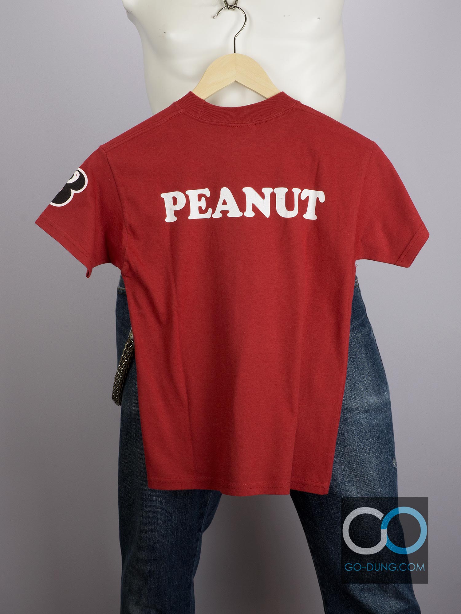 เสื้อยืดมือสอง HANES : PEANUT HOOLIGANZ SOFTBALL ผ้า 50/50
