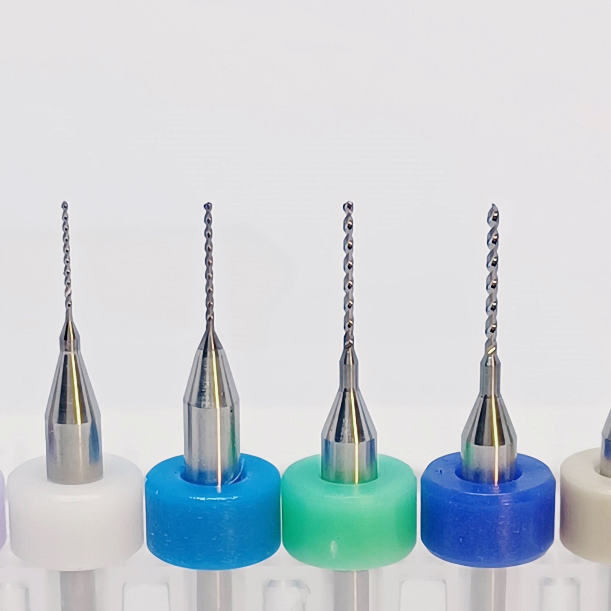 [OPP] ดอกสว่านเจาะ PCB ทังสเตนคาร์ไบด์ก้าน 3.175 mm ขนาดคม 0.1-3.0 mm. กล่องแพ็ค 10 ดอก