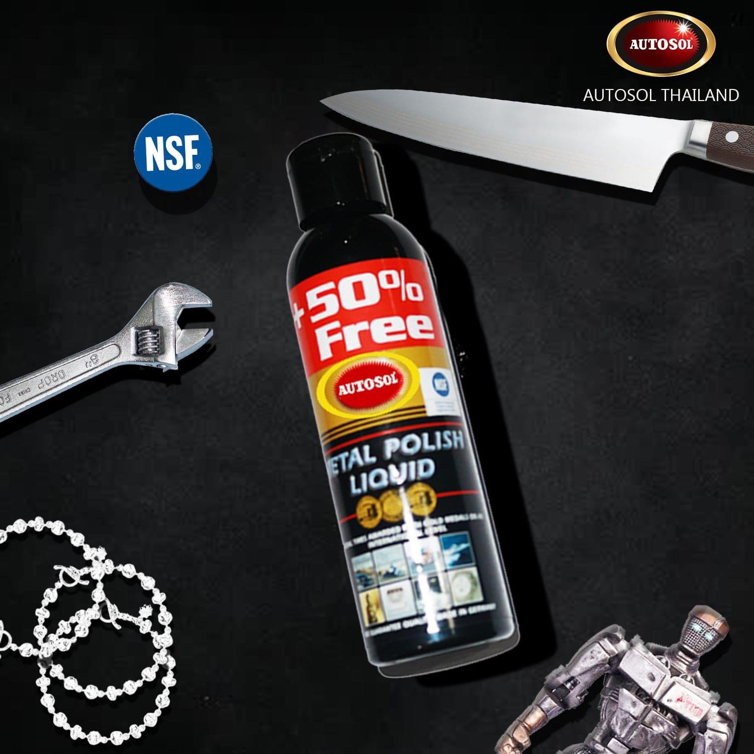 น้ำยาขจัดคราบสนิม AUTOSOL RUST EX 250 ml.