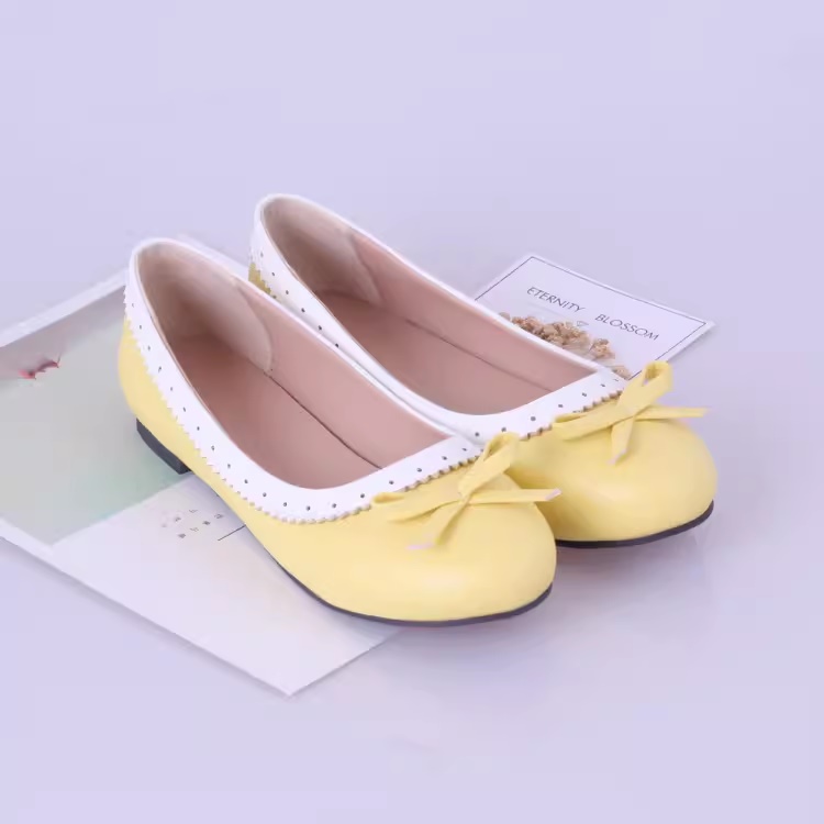 พรีออเดอร์ รองเท้าส้นเตี้ย 32-54 รหัส Y-6216