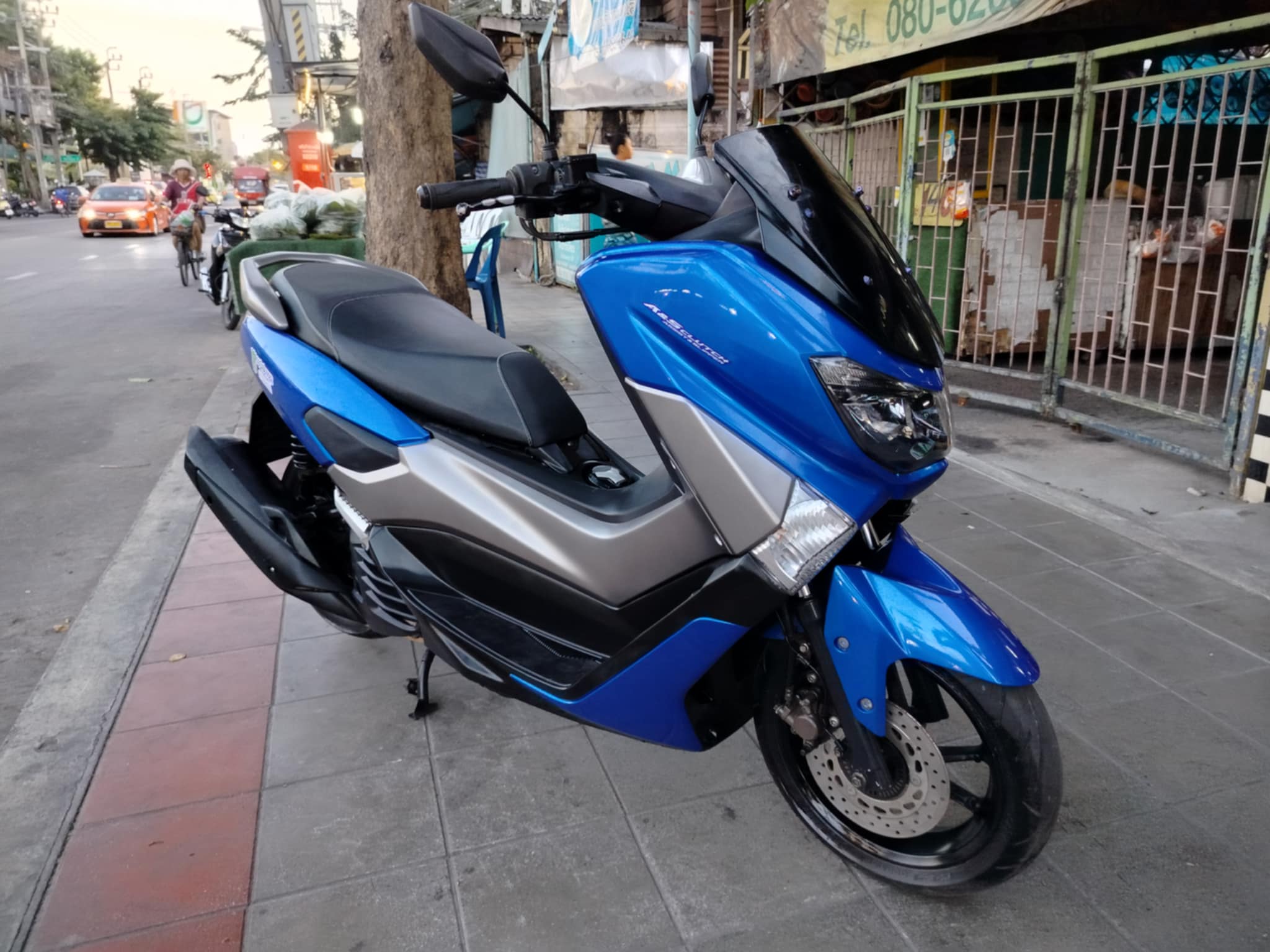 (ปิดการขาย) nmax 155 cc สีน้ำเงิน 2018 เบรค ABS หน้าหลัง