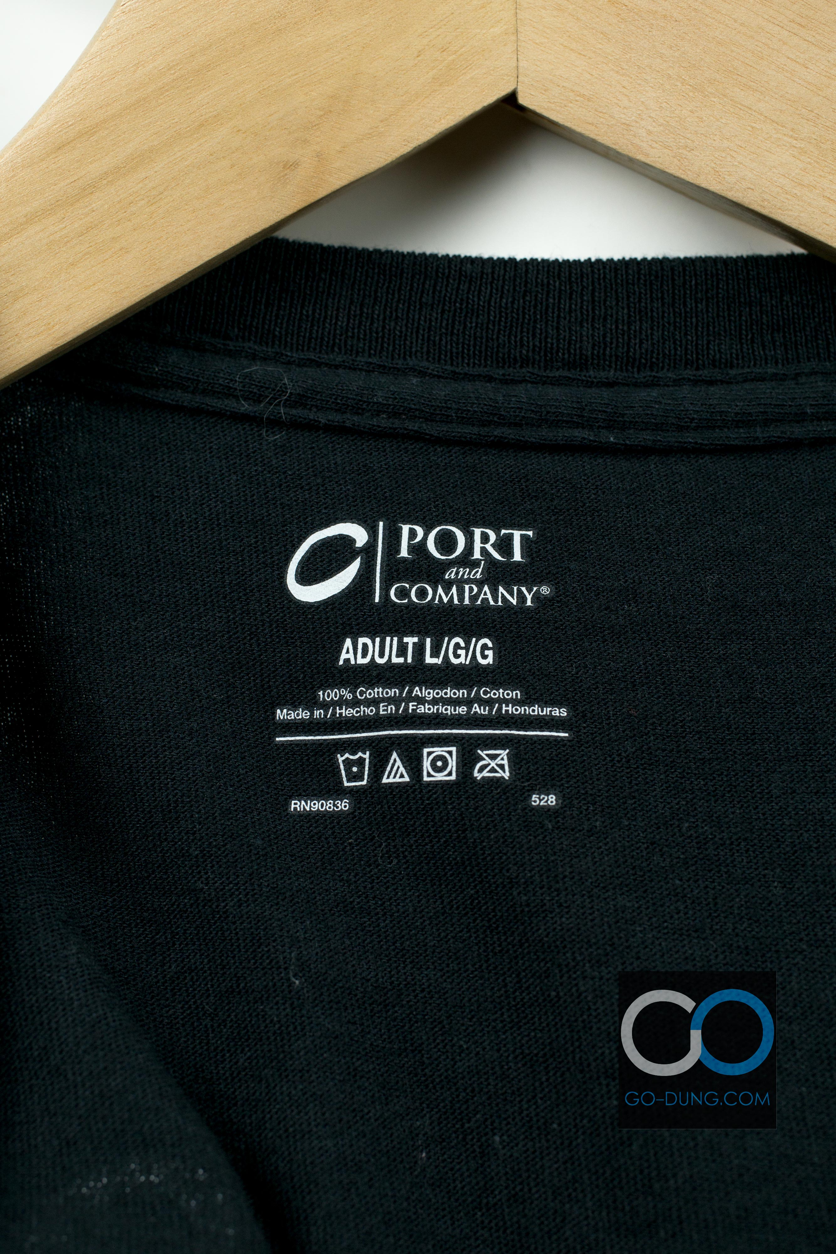 เสื้อ USA วินเทจ PORT AND COMPANY : TALL COP SAYS STOP ผ้า 100 คอตตอน