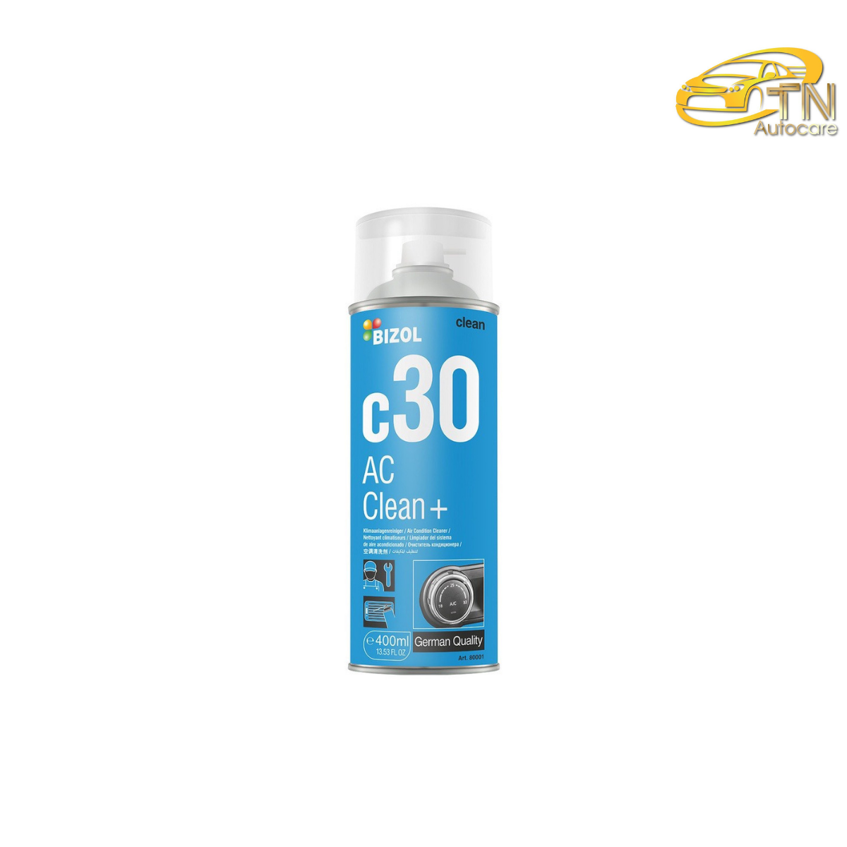 BIZOL AC Clean+ c30 น้ำยาล้างตู้แอร์ 400 ml.