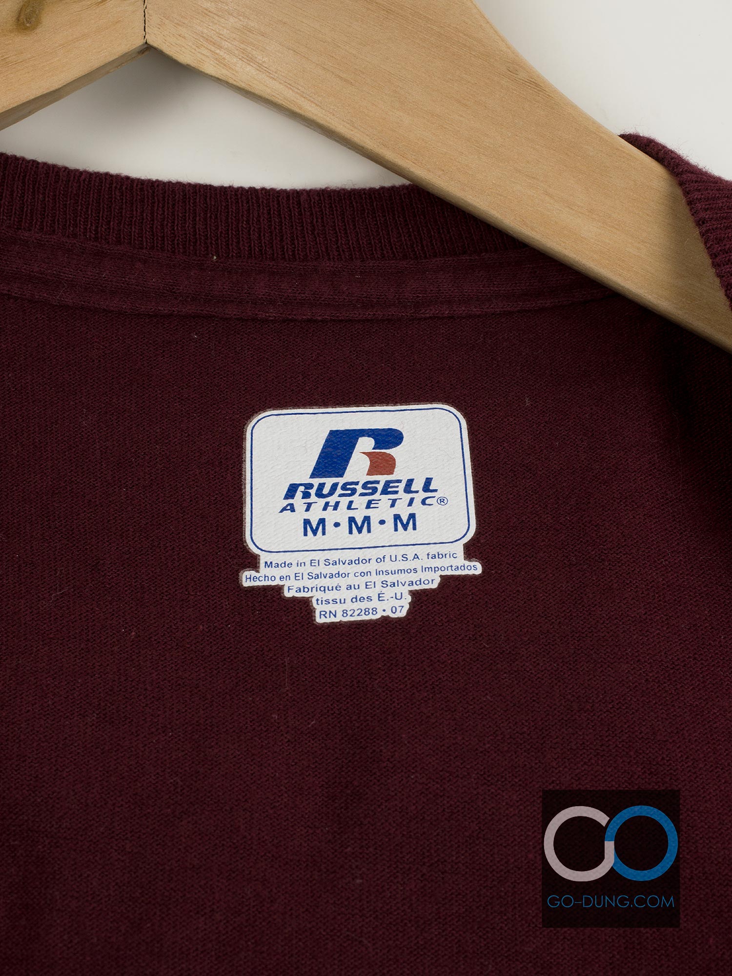 เสื้อยืดเทนนิส มือสอง RUSSELL ATHLETIC : COMPTON TENNIS ผ้า 100 คอตตอน