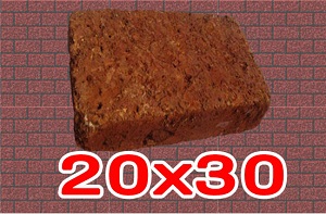 หินศิลาแลงเหลี่ยม ขนาด20x30เซนติเมตร