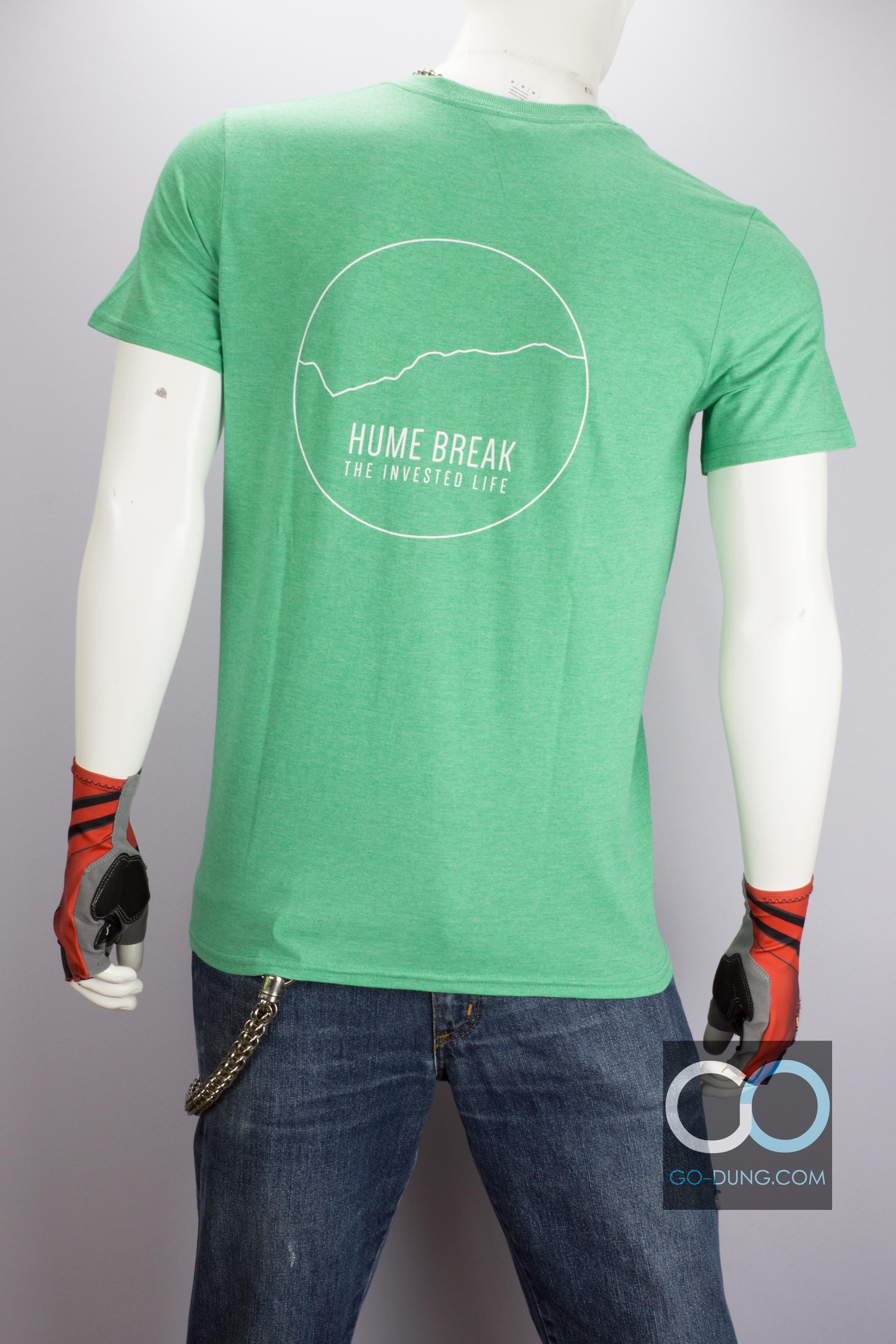 เสื้อยืดผ้าบาง USA ผ้าผสม โพลี ยี่ห้อ GILDAN