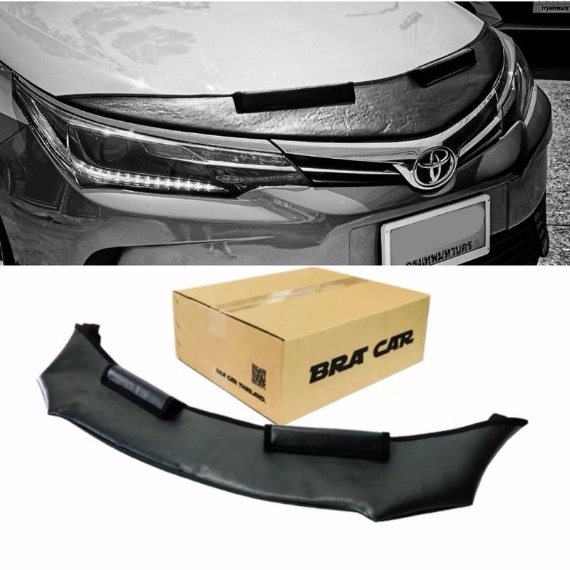 หน้ากากหนังกันหินกันแมลงหุ้มฝากระโปรงหน้ารถยนต์ Toyota