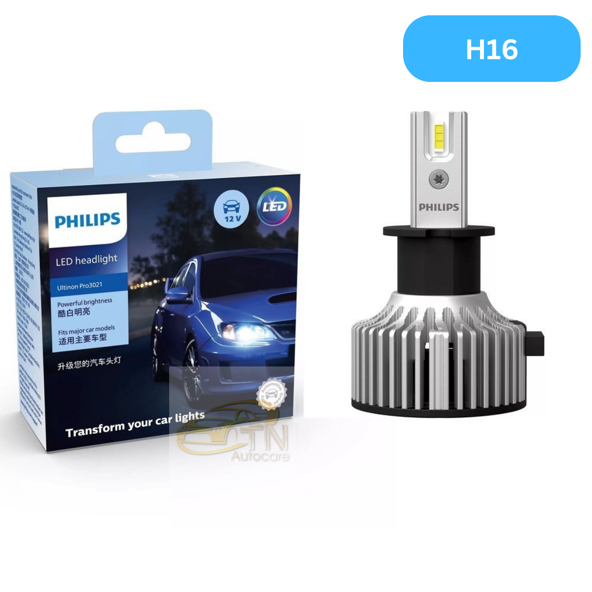 หลอดไฟหน้า PHILIPS LED Ultinon Pro3021