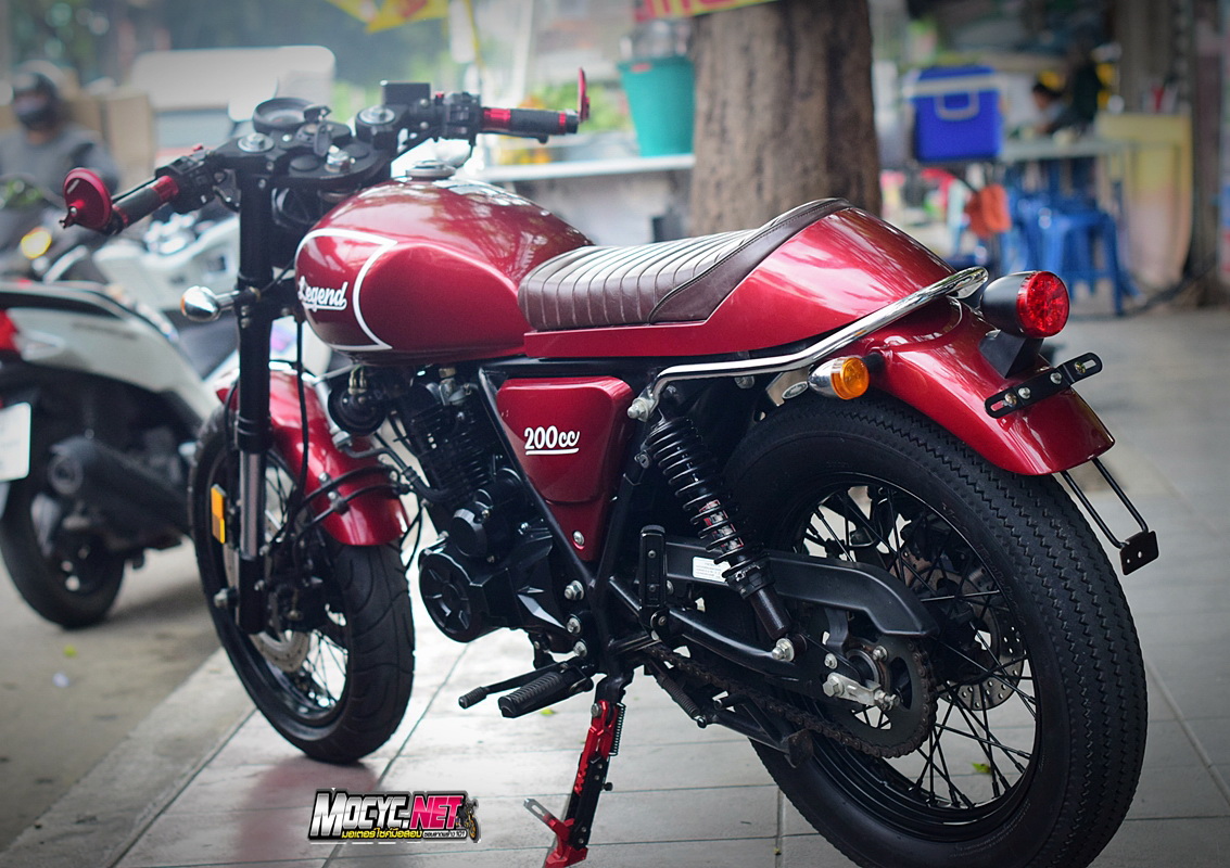 (( ขายแล้วครับ )) legend 200 สีแดง แต่งสวยตามรูป