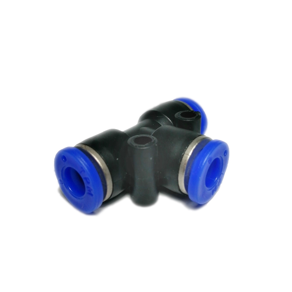 ข้อต่อสายแบบปลดเร็ววัสดุพลาสติก แบบ 3 ทาง