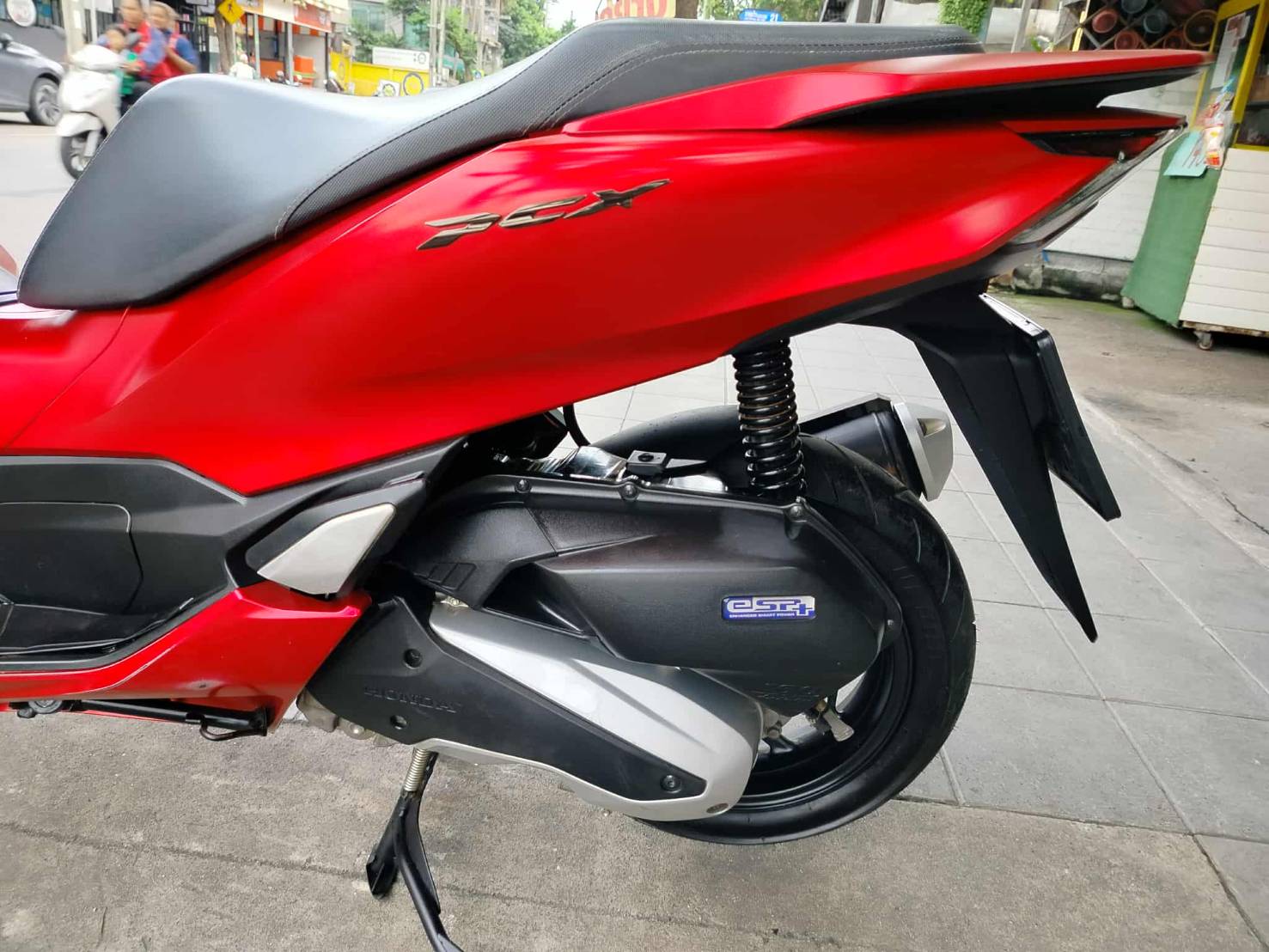 PCX 160 abs 2022 สีแดง ตัวท็อป็อป ดิสเบรคหน้าหลัง