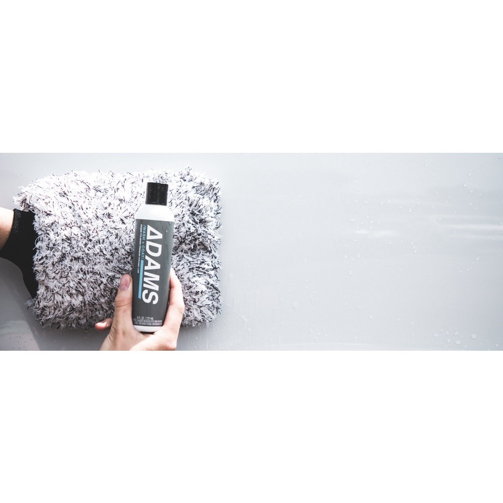 Adam's Wash + Coat (12 oz/355 ml) แชมพูสำหรับล้างรถและเคลือบ มีส่วนผสมของ ceramic