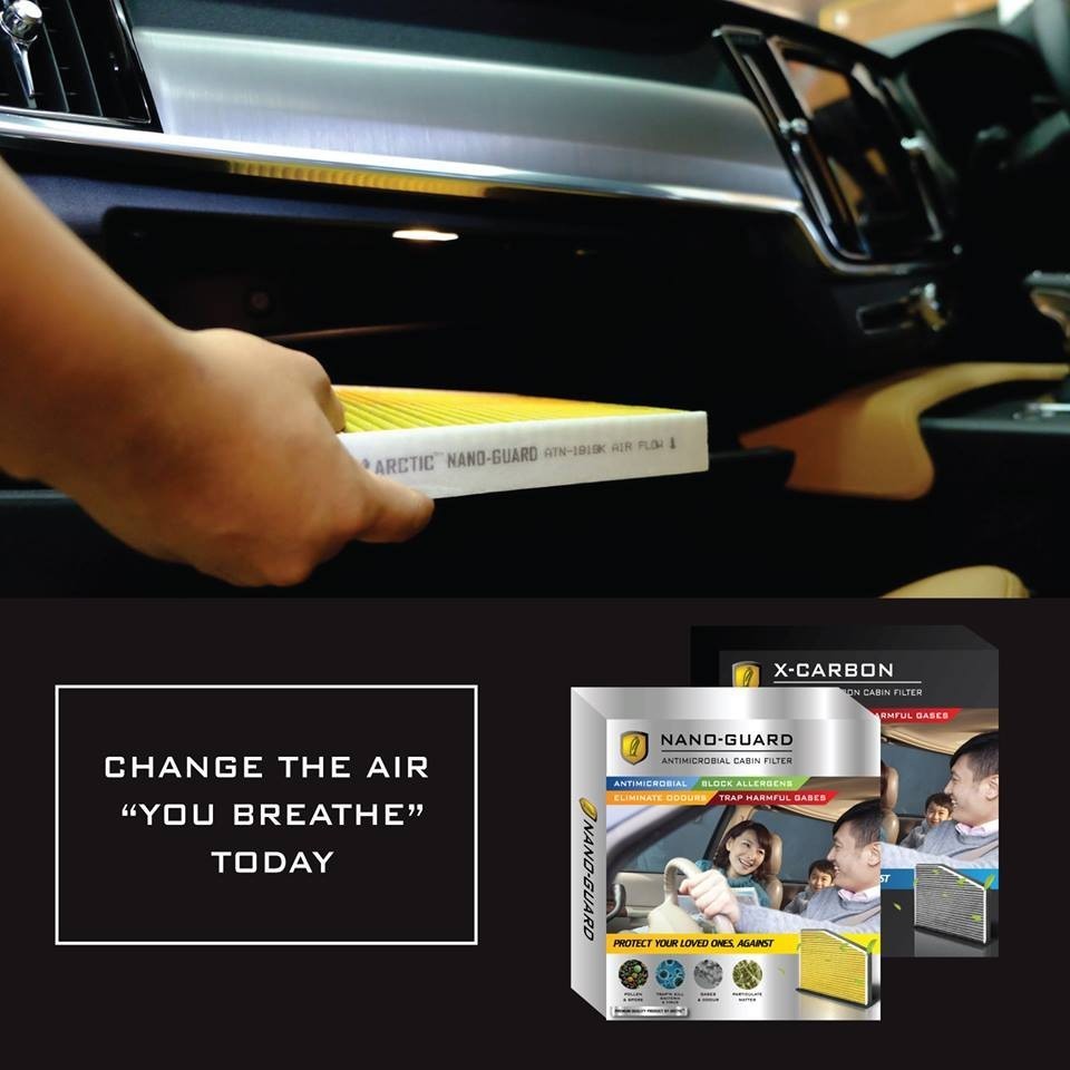 กรองแอร์ ARCTIC NANO-GUARD FILTER HONDA CITY G.6 (2014-2018) ATN-80292K