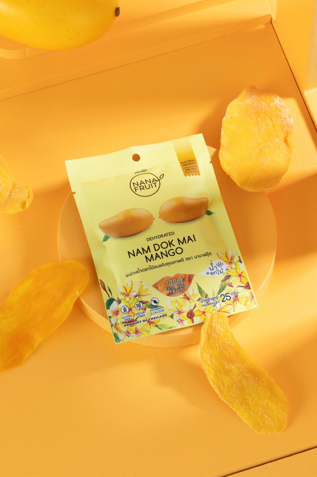 Nana Fruit ผลไม้อบแห้ง 25g. Dehydrated Fruit ไม่ผสมน้ำตาล นานาฟรุต