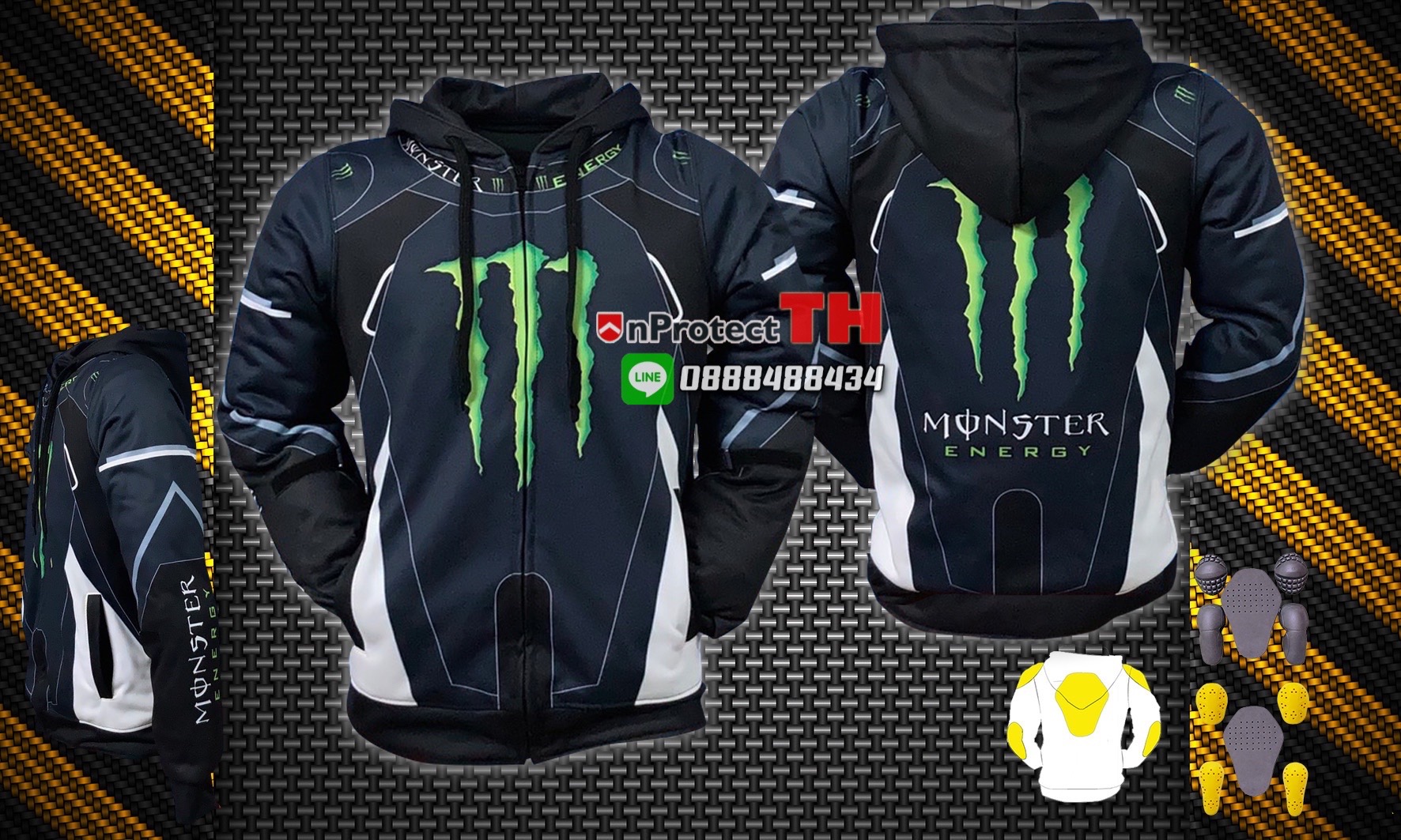เสื้อการ์ด MONSTER ENERGY