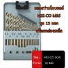OPP BEILI ชุดดอกสว่านโคบอลต์ HSS Co5 M35 จำนวน 13 ดอก 1.5-6.5 mm. ในกล่องเหล็ก สำหรับเจาะสแตนเลส เจาะเหล็ก