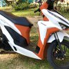 Honda Click 150cc ให้เช่า วันละ 250 บาท รถอยู่หาดแม่รำพึง ระยอง Motorcycle for rent at Mae Rumphueng Beach Rayong 250 baht per day
