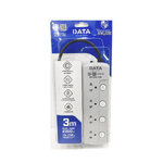 DATA รุ่น LV4695 ปลั๊กไฟ 4 ช่อง 4 สวิตซ์ 10A 2M