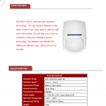 Wireless PIR Detector / อุปกรณ์ตรวจจับการเคลื่อนไหว/กันขโมยไร้สาย