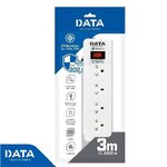 DATA รุ่น DY314M3W รางปลั๊กไฟ 4 ช่อง 1 สวิตซ์ (3M)