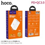 HOCO C80 (Type-C+USB-A) 20W (หัวชาร์จ)