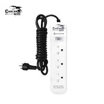 CHALARM TECH CPP356 ปลั๊กไฟ 3 ช่อง 1 สวิตซ์ 5M