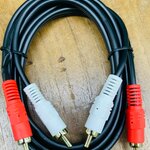 GLINK GLDC-02 (หัวRCA 2ออก2 Audio) ต่อเสียงเข้าลำโพง 3M