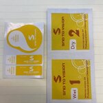 ชุดเก็บฝุ่น (ซองน้ำยา+สติ๊กเกอร์) (1ชุดมี100ชิ้น)