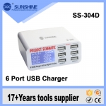 USB ชาร์จเจอร์ 6 ช่อง 6 port USB charger sunshine