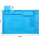 YB-005 แผ่นยางรองซ่อมสีฟ้า