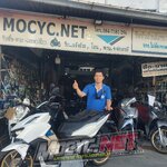 (ปิดการขาย) click 160 สีขาว 2023 ล้อแม็กซ์ทอง ตัวคอมบายเบลค